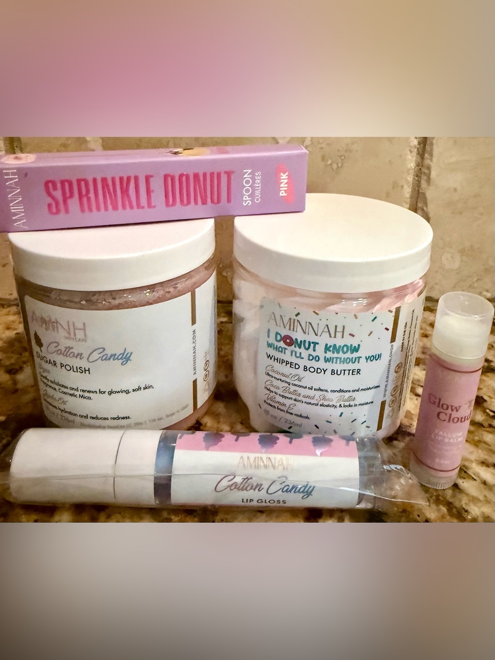 Aminnah body care gift bundle limited edition